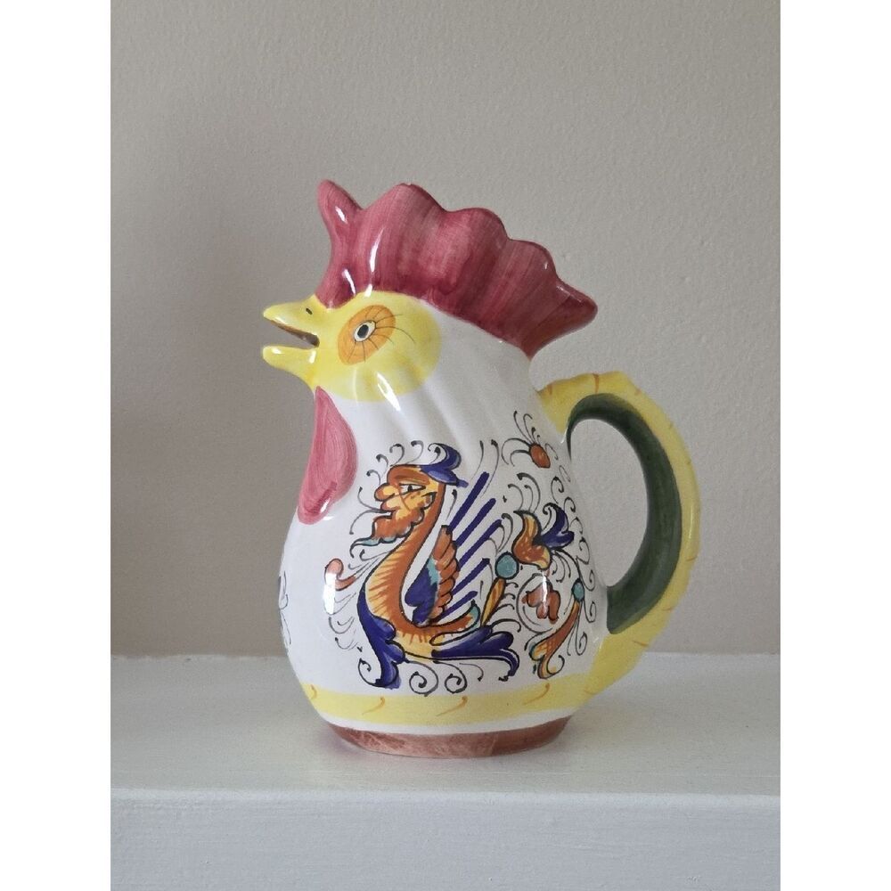 Boston Warehouse Ceramic Rooster Pitcher